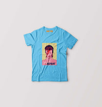 Load image into Gallery viewer, David Bowie Kids T-Shirt for Boy/Girl-Sky Blue-Ektarfa.online
