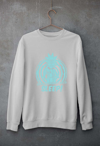 Rick and Morty Unisex Sweatshirt for Men/Women-Grey Melange-Ektarfa.online