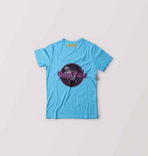 Deep Purple Kids T-Shirt for Boy/Girl-Light Blue-Ektarfa.online
