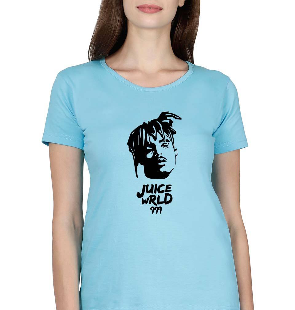 Juice WRLD T-Shirt for Women-XS(32 Inches)-SkyBlue-Ektarfa.online
