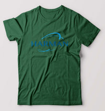 Load image into Gallery viewer, Harman T-Shirt for Men-S(38 Inches)-Dark Green-Ektarfa.online
