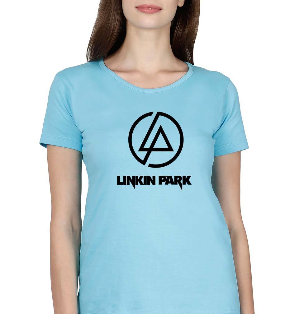 Linkin Park T-Shirt for Women-XS(32 Inches)-SkyBlue-Ektarfa.online