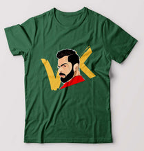 Load image into Gallery viewer, Virat Kohli T-Shirt for Men-Bottle Green-Ektarfa.online
