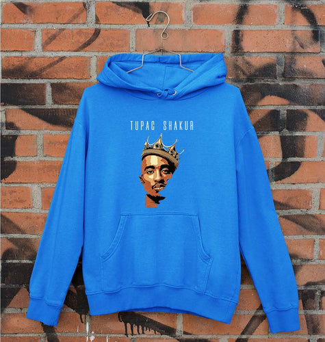 2Pac Tupac Unisex Hoodie for Men/Women-Royal Blue-Ektarfa.online