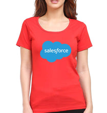 Load image into Gallery viewer, Salesforce T-Shirt for Women-Red-Ektarfa.online
