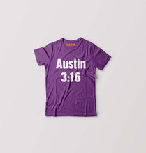 Load image into Gallery viewer, Stone Cold Steve Austin (WWE) Kids T-Shirt for Boy/Girl-Purple-Ektarfa.online
