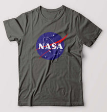 Load image into Gallery viewer, Nasa T-Shirt for Men-S(38 Inches)-Charcoal-Ektarfa.online
