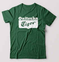 Load image into Gallery viewer, Onitsuka Tiger T-Shirt for Men-S(38 Inches)-Bottle Green-Ektarfa.online
