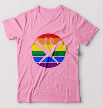 Load image into Gallery viewer, Baseball T-Shirt for Men-Light Baby Pink-Ektarfa.online
