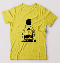 Load image into Gallery viewer, Sasuke Uchiha T-Shirt for Men-S(38 Inches)-Yellow-Ektarfa.online
