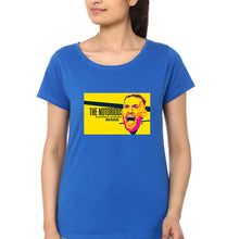 Load image into Gallery viewer, Conor McGregor UFC MMA T-Shirt for Women-Royal Blue-Ektarfa.online

