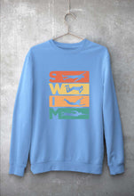 Load image into Gallery viewer, Swimming Unisex Sweatshirt for Men/Women-Baby Blue-Ektarfa.online
