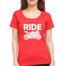 Load image into Gallery viewer, Ride Superbike T-Shirt for Women-Red-Ektarfa.online
