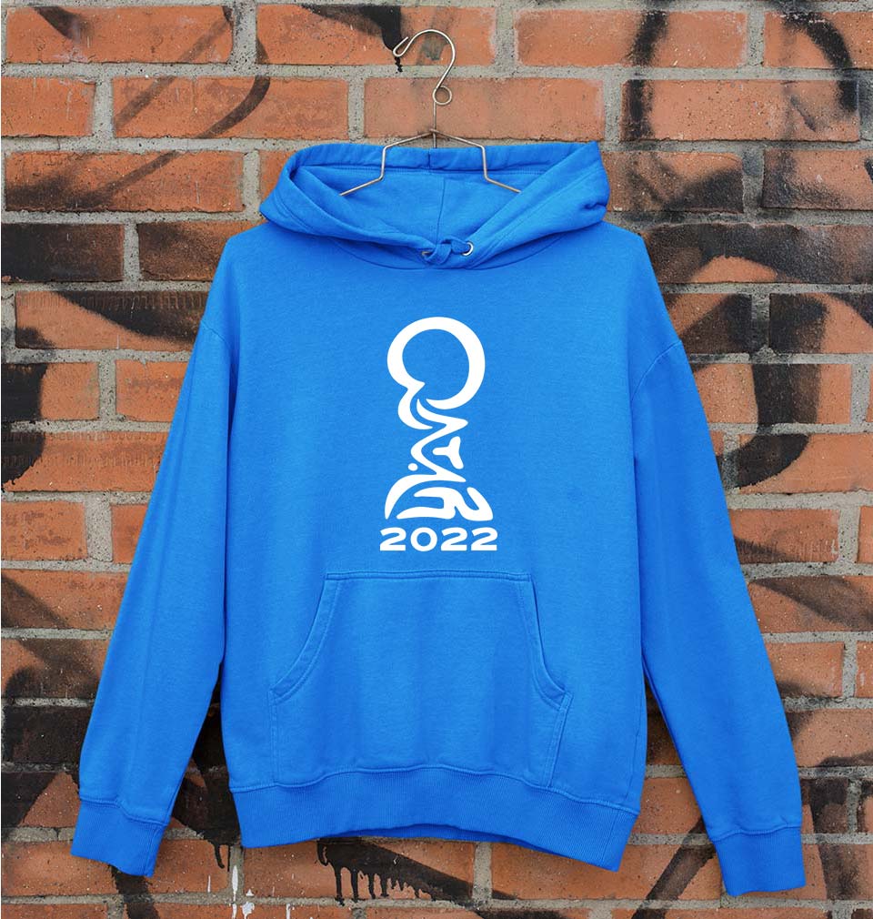 FIFA World Cup Qatar 2022 Unisex Hoodie for Men/Women-S(40 Inches)-Royal Blue-Ektarfa.online