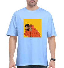 Load image into Gallery viewer, Drake Oversized T-Shirt for Men-Baby Blue-Ektarfa.online

