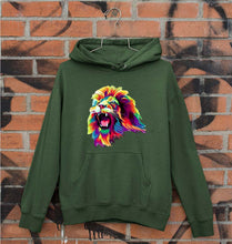 Load image into Gallery viewer, Lion Unisex Hoodie for Men/Women-Dark Green-Ektarfa.online
