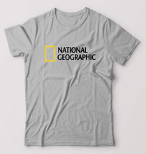 Load image into Gallery viewer, National geographic T-Shirt for Men-S(38 Inches)-Grey Melange-Ektarfa.online
