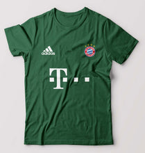 Load image into Gallery viewer, FC Bayern Munich 2021-22 T-Shirt for Men-S(38 Inches)-Bottle Green-Ektarfa.online
