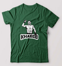 Load image into Gallery viewer, Khabib Nurmagomedov T-Shirt for Men-S(38 Inches)-Bottle Green-Ektarfa.online

