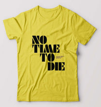 Load image into Gallery viewer, No Time To Die James Bond 007 T-Shirt for Men-Yellow-Ektarfa.online
