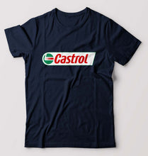 Load image into Gallery viewer, Castrol T-Shirt for Men-S(38 Inches)-Navy Blue-Ektarfa.online
