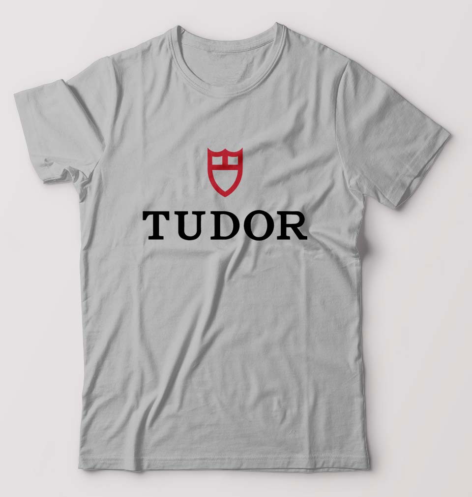 Tudor T-Shirt for Men-S(38 Inches)-Grey Melange-Ektarfa.online
