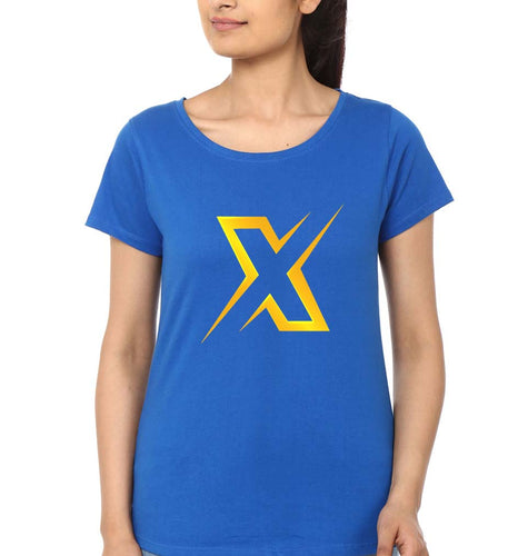 Battlegrounds Mobile India (BGMI) T-Shirt for Women-Royal Blue-Ektarfa.online