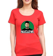 Load image into Gallery viewer, Nucleya T-Shirt for Women-Red-Ektarfa.online
