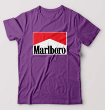 Load image into Gallery viewer, Marlboro T-Shirt for Men-S(38 Inches)-Purple-Ektarfa.online
