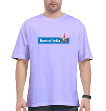 Load image into Gallery viewer, Bank of India Oversized T-Shirt for Men-Lavender-Ektarfa.online
