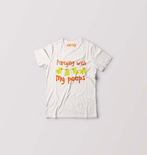 Load image into Gallery viewer, Partying With My Peeps Kids T-Shirt for Boy/Girl-White-Ektarfa.online
