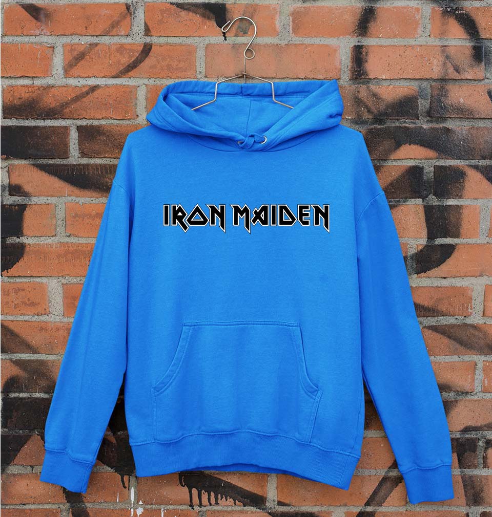 Iron Maiden Unisex Hoodie for Men/Women-S(40 Inches)-Royal Blue-Ektarfa.online