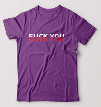 Load image into Gallery viewer, Fuck-Love You T-Shirt for Men-Purple-Ektarfa.online
