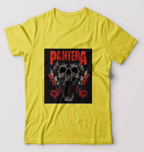 Pantera T-Shirt for Men-Yellow-Ektarfa.online