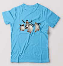 Load image into Gallery viewer, Penguins of Madagascar T-Shirt for Men-Light Blue-Ektarfa.online
