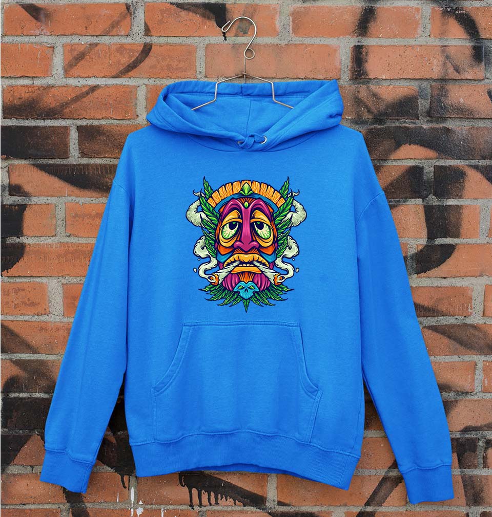Weed Joint Stoned Unisex Hoodie for Men/Women-S(40 Inches)-Royal Blue-Ektarfa.online