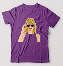 Load image into Gallery viewer, Taylor Swift T-Shirt for Men-S(38 Inches)-Purple-Ektarfa.online
