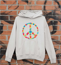 Load image into Gallery viewer, Trippy Psychedelic Peace Unisex Hoodie for Men/Women-Grey Melange-Ektarfa.online
