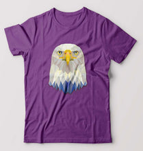 Load image into Gallery viewer, Eagle T-Shirt for Men-S(38 Inches)-Purple-Ektarfa.online
