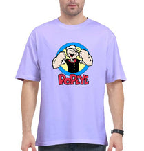 Load image into Gallery viewer, Popeye Oversized T-Shirt for Men-Lavender-Ektarfa.online

