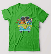 Load image into Gallery viewer, Scooby Doo T-Shirt for Men-S(38 Inches)-flag green-Ektarfa.online
