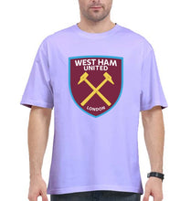 Load image into Gallery viewer, West-Ham Oversized T-Shirt for Men-Lavender-Ektarfa.online
