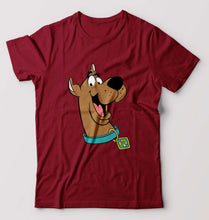 Load image into Gallery viewer, Scooby Doo T-Shirt for Men-S(38 Inches)-Maroon-Ektarfa.online
