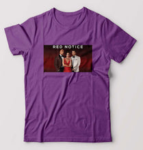 Load image into Gallery viewer, Red Notice T-Shirt for Men-S(38 Inches)-Purpul-Ektarfa.online
