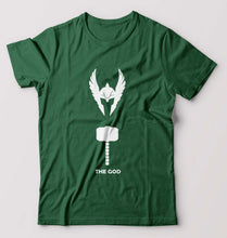Load image into Gallery viewer, Thor Superhero T-Shirt for Men-Bottle Green-Ektarfa.online
