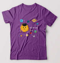 Load image into Gallery viewer, Solar System T-Shirt for Men-S(38 Inches)-Purple-Ektarfa.online
