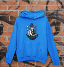 Load image into Gallery viewer, Psychedelic Ganesha Unisex Hoodie for Men/Women-S(40 Inches)-Royal Blue-Ektarfa.online
