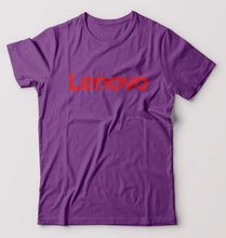 Load image into Gallery viewer, Lenovo T-Shirt for Men-S(38 Inches)-Purpul-Ektarfa.online
