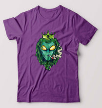 Load image into Gallery viewer, Weed Monster T-Shirt for Men-S(38 Inches)-Purple-Ektarfa.online
