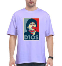 Load image into Gallery viewer, Diego Maradona Oversized T-Shirt for Men-Lavender-Ektarfa.online
